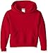 Jerzees boys Youth Pullover Hooded Sweatshirt, True Red, Large US