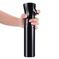 Hair Care,Baomabao 300ML Water Sprayer Hairdressing Spray Bottle Salon Barber Hair Tools (Black)