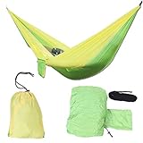 idalinya Hammock Portable Camping Travel Double Hanging Bed with Tree Strap Backpacking Survival Travel Portable