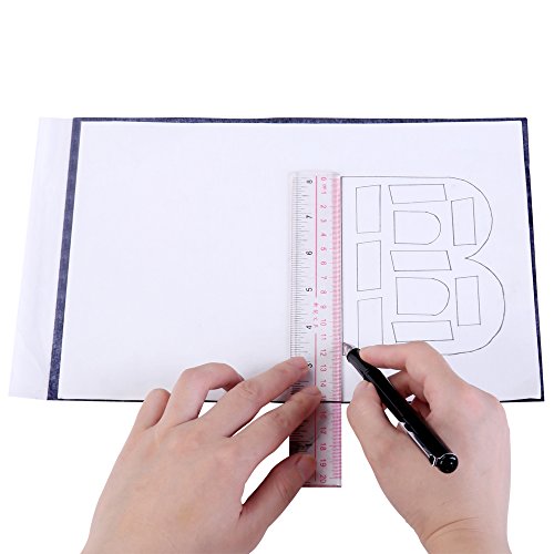 Wangday Carbon Paper, Black Graphite Transfer Tracing Paper for Wood, Paper, Canvas and Other Art Surfaces- 200 Sheets (9 x 13 Inches) - Thumbnail 2