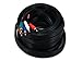 Monoprice 35ft 22AWG 5-RCA Component Video/Audio Coaxial Cable (RG-59/U) - Black