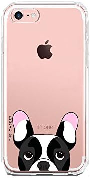 The Casery Frenchie Big iPhone 6 Matte Finish Clear Slim Fit Cell Phone Case