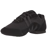 SANSHA Salsette 3 Jazz Sneaker,Black,16 (14 M US Women