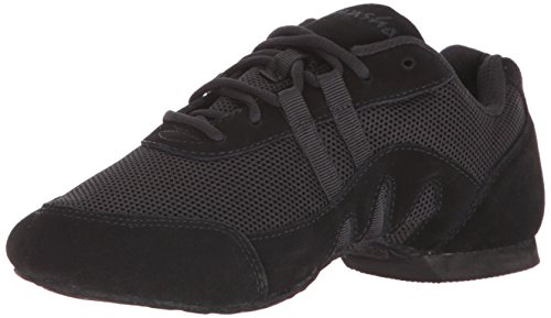 Sansha Salsette 3 Jazz Sneaker,Black,9 (8 M US Women's)