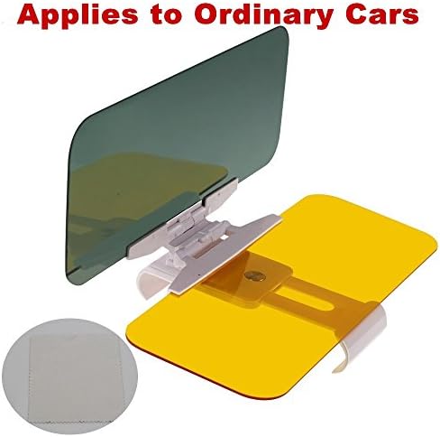 Sun Visor Extender,Car Day and Night Anti-glare Visor, 2 in 1 Automobile Sun Anti-UV Block Visor Non Glare Anti-Dazzle Sunshade Mirror Goggles Shield for Driving Goggles(Size Not Suit SUV).RIMDOMN