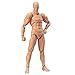 Tulas 2 Pcs/Set Action Figure Model, Human Mannequin Man /Woman Action Figure Equitment with Accessories Kit,Suitable for Sketching, Painting, Drawing, Artist, Kids, Cartoon Figures Action