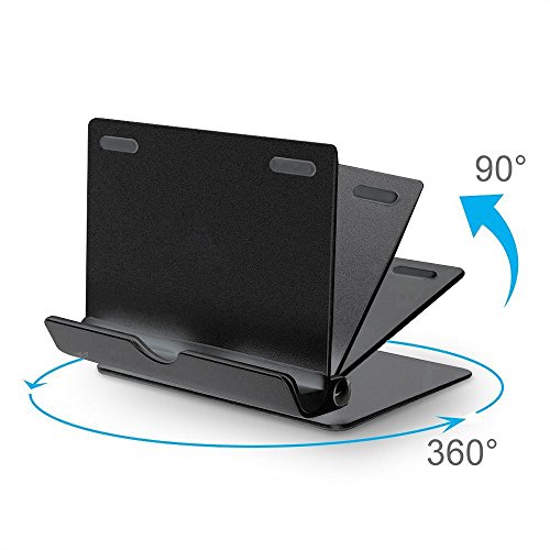 WER iPad Stand Desktop Multi-Angle Adjustable Portable Aluminium Stand Holder for Ipad1/2/3/Mini/Air/Samsung Tablet computer/Smartphone iphone6/6s/5/5s and E-readers