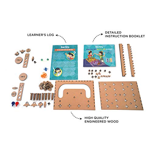 image for Smartivity Knock 'Em Rock 'Em Kubbs , STEM Learning Toys, Creative Con