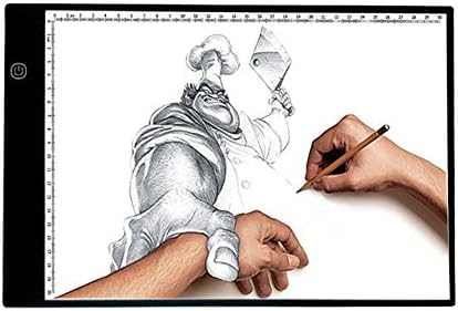 A4 Ultra-thin Portable LED Light Box Tracer USB Power Cable Dimmable Brightness LED Artcraft Tracing Light Pad for Artists Drawing Sketching Animation Stencilling X-rayViewing