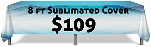 Table Cover Guys - 8ftCover - Fully Custom Table Throw, Any Color, Any Design