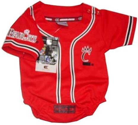 Amazon Com Colosseum Cincinnati Bearcats University Of Ncaa Baseball Infant Baby Onesie Jersey 12 18 Months Clothing
