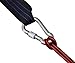 Cutequeen Trading Parachute Nylon Fabric Hammock with Tree Straps;Color: Olive/Red
