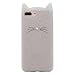 DiDicose Samsung Galaxy S8 Case,3D Cartoon Animal Translucent Glitter Whiskers Cat Kitty Silicone Rubber Phone Case Cover for Samsung Galaxy S8 (5.8 inch)