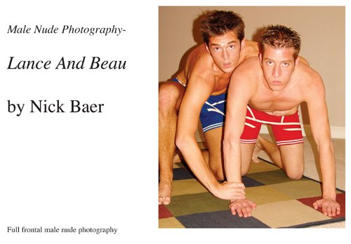 Male Nude Photography- Lance And Beau by Nick Baer
