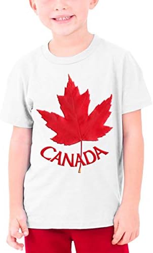 Canadian Flag Canada Maple Leaf Red Boy Short-Sleeved Shirt
