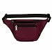Fanny Pack, BuyAgain Quick Release Buckle Travel Sport Waist Fanny Pack Bag - Burgundy