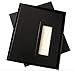 Photo Booth Album - with Storage Box - Holds 120 Photos - Slide in 2x6 Photo Strips - Elegant Black Photo Album