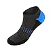 Men's Low Cut Athletic Socks-6 Pairs Ankle Quarter Socks with Cushion Liner