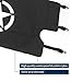 Hooke Road Jeep Wrangler Rear Trunk Cargo Storage Extension Cover Shield for 2007-2018 Jeep Wrangler JK Unlimited (4-Door Only)