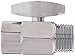DANCO Shower Volume Control Shut-Off Valve, Chrome, 1.6 inch, 1-Pack (89171)