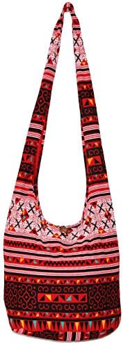 Maya Bohemian Hippie Boho Cross Body Hobo Bag 37"