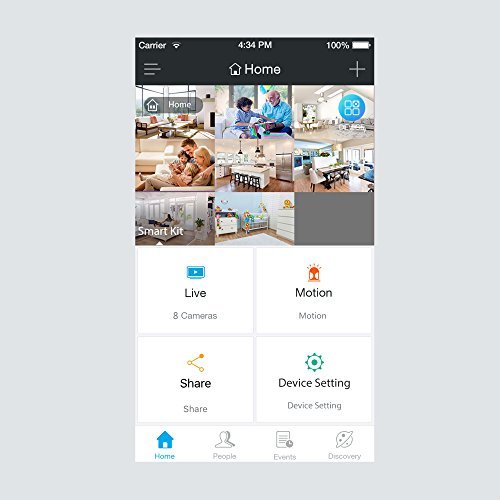 Zmodo-8-Channel-HDMI-NVR-8-x-720p-HD-Security-Camera-Smart-PoE-System-No-Hard-Drive