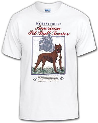 My Best Friend Dog T-Shirt: American Pit Bull Terrier-Adult Medium