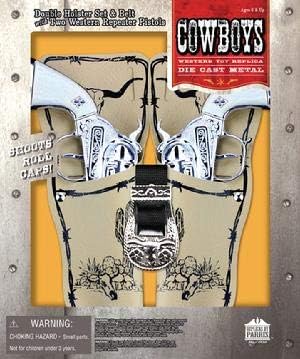 Parris Cowboy Double Holster Set & Belt/Two Western Repeater Pistols