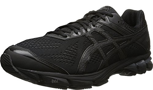 ASICS Men's GT 1000 4 Running Shoe, Black/Onyx/Black, 10 2E US