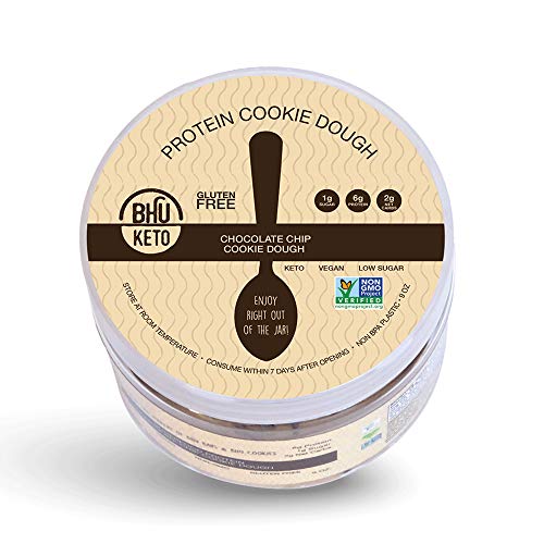 Bhu Keto Chocolate Chip Cookie Dough in a Jar 9 OZ - 1JAR