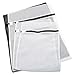 Homga 4 Pack Mesh Laundry Bags, Delicates Lingerie Drying Wash Bag for Bra, Blouse, Hosiery, Stocking, Underwear with Zipper (Black & White)