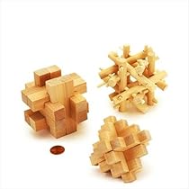 Cardinal 79100 Brain Benders 3D Wood Puzzle