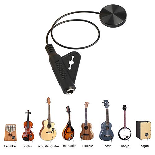 Randon Acoustic Guitar Pickup Piezo Contact Pickup for Guitar Ukulele Violin, Mandolin, Banjo, Cello, Kalimba, Harp.