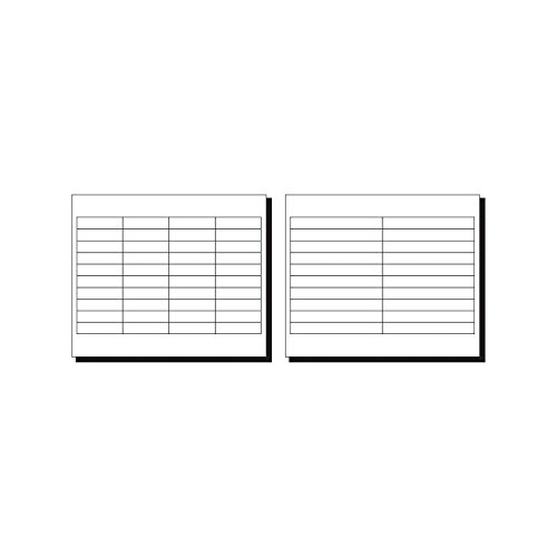 Avery WorkSaver Tab Inserts 2 Inches White 100 Inserts 11136