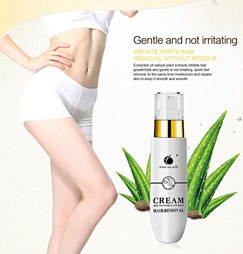 Depilatory cream Whitening Painless Hair Removal Private Parts Underarm Hair Removal cream for Remove unwanted hair from underarms, intimate areas, chest and other body parts (White)