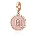 PAIYUAN Rose Gold Zodiac Sign Charms 925 Sterling Silver Constellation Dangle Charm for European Bracelet (Scorpio)