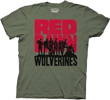 red dawn wolverines shirt