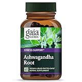 Gaia Herbs Ashwagandha Root Liquid Phyto-Capsules, 60 Count