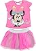 Disney Junior Girls Metallic Print T-Shirt and Mesh Tulle Skirt Outfit Set Toddler to Big Kid Sizes (2T - 14-16)