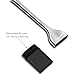 O'YA BBQ Basting Brushes for Grilling Baking Marinating, Food Grade BPA Free Silicone Brush, Set of 3, Two Stainless Steel Handle and One Plastic Handle Silicone Pastry Brush, FDA Proved