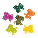 Fun Express Vinyl Realistic Sticky Splat Frogs Party Pack (48 Piece)
