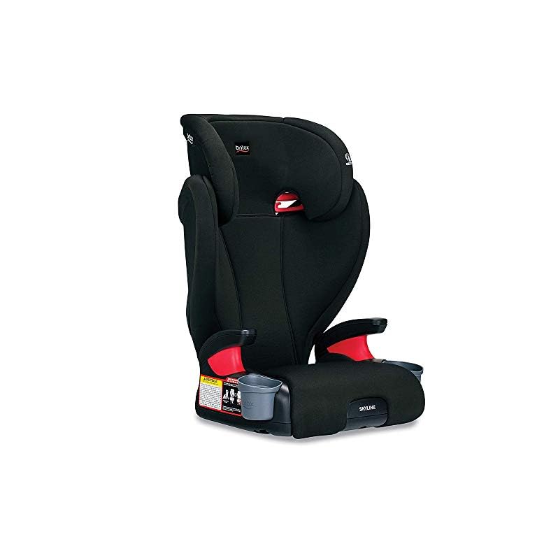 Britax Skyline 2-Stage Belt-Positioning Booster Car Seat, Dusk – Highback and Backless Seat