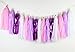 Since Tassel Garland, Tissue Paper Tassels for Wedding, Baby Shower and Party Decorations, 20 pcs DIY Kits - (White,Lavender,Dark Purple,Pink)