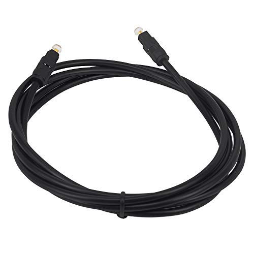 Toslink Cable, Yeworth [2 Pack] 1.8m Digital Fiber Optical Audio Cord Gold Plated Toslink to Toslink Fiber Optic Cable for Home Theater, Sound Bar, TV, PS4, Xbox & More - Thumbnail 4