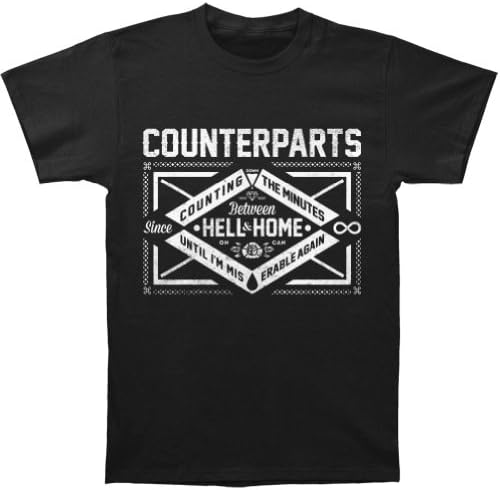 Counterparts Men's Miserable T-shirt X-Large Black