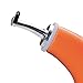 Rachael Ray Solid Glaze Ceramics EVOO Olive Oil Bottle Dispenser with Spout Set, 2 Piece, Orange