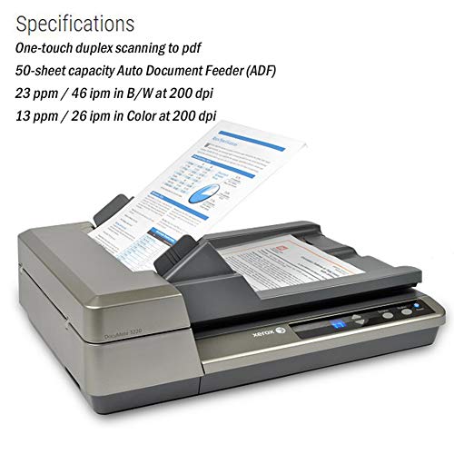1 Xerox+DocuMate+Sheetfed+Flatbed+Scanner