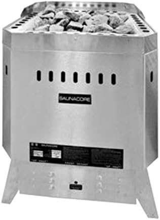 Saunacore 12kw Standard Commercial HD Sauna Heater, 208/3ph, Maximum 600 cubic feet