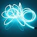 Lerway 3M/ 9.84FT Rope Neon Flexible Light Strip EL Wire Cable DIY Multicolor Cosplay Party Decoration (Light Blue)