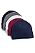 Fishers Finery Men's 100% Cashmere Ribbed Hat; Cuffed; Christmas Gift (Navy),One Size Fits Most